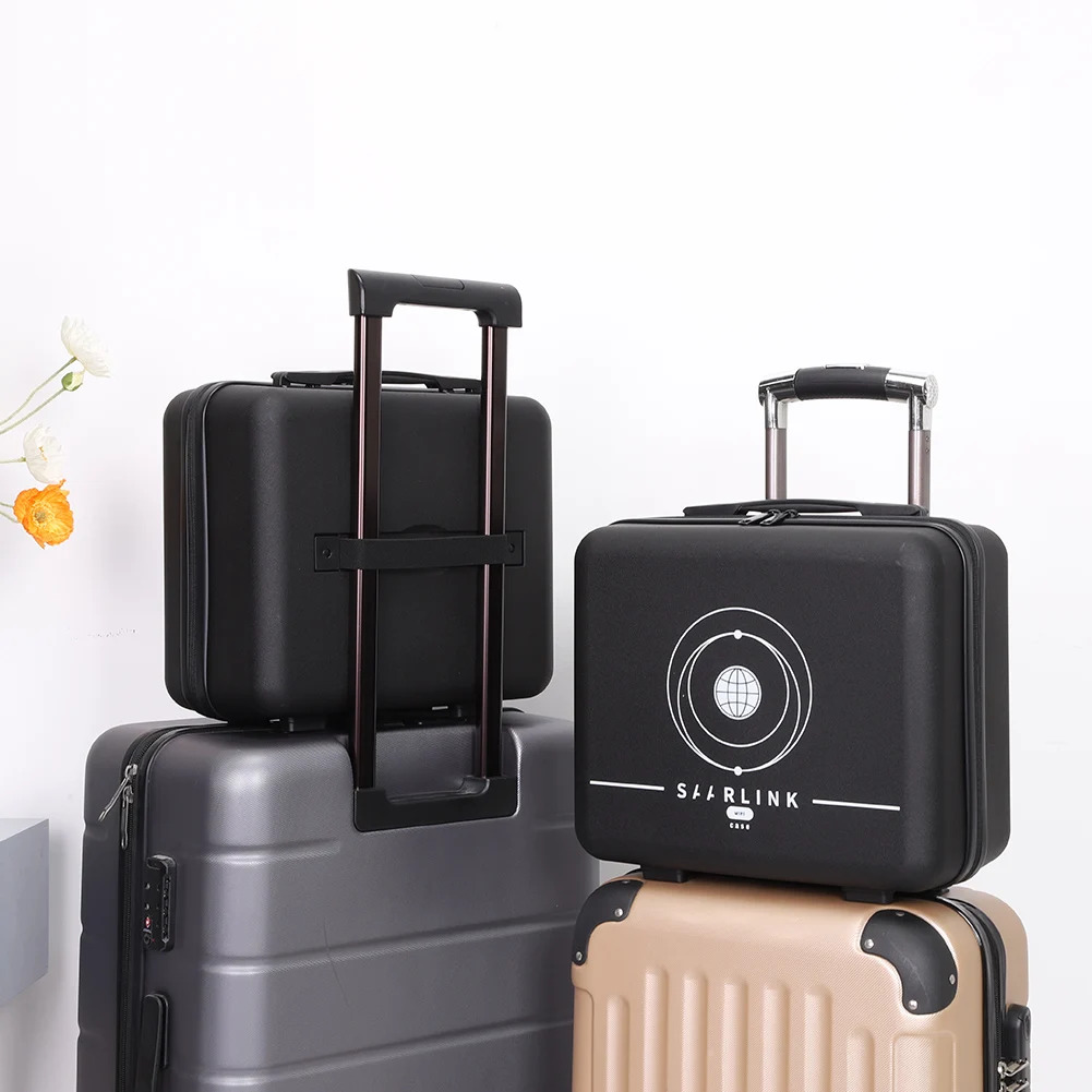 

Жесткий чехол для Starlink Mini, дорожный чехол с ручкой, водонепроницаемая сумка для хранения кабеля, сумка для хранения багажа с защитой от царапин для кемпинга на открытом воздухе