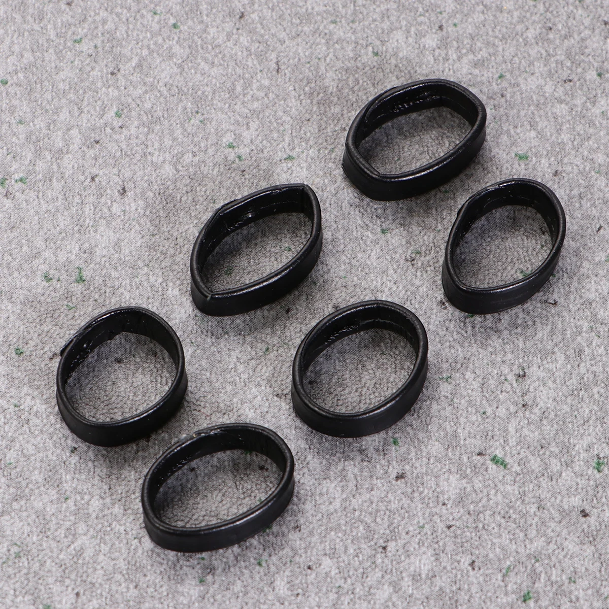 

6pcs 18Mm Watch Band Loops Durable Soft Replacement For Wristwatch Straps Eco-Friendly Sturdy Rings Easy Install