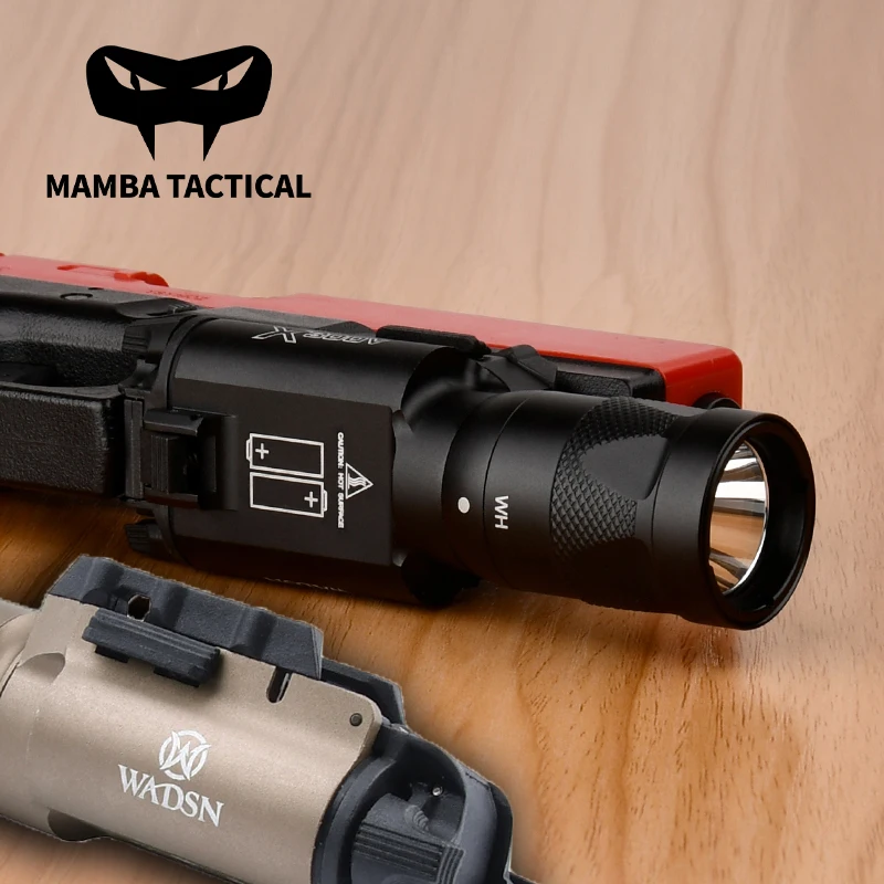 

WADSN X300 Hanging Flashlight X300 Ultra LED Strobe Lamp Fit 20mm Rail Airsoft X300V/X300 U/XH35/X300UH-B Metal Scout Light Lamp