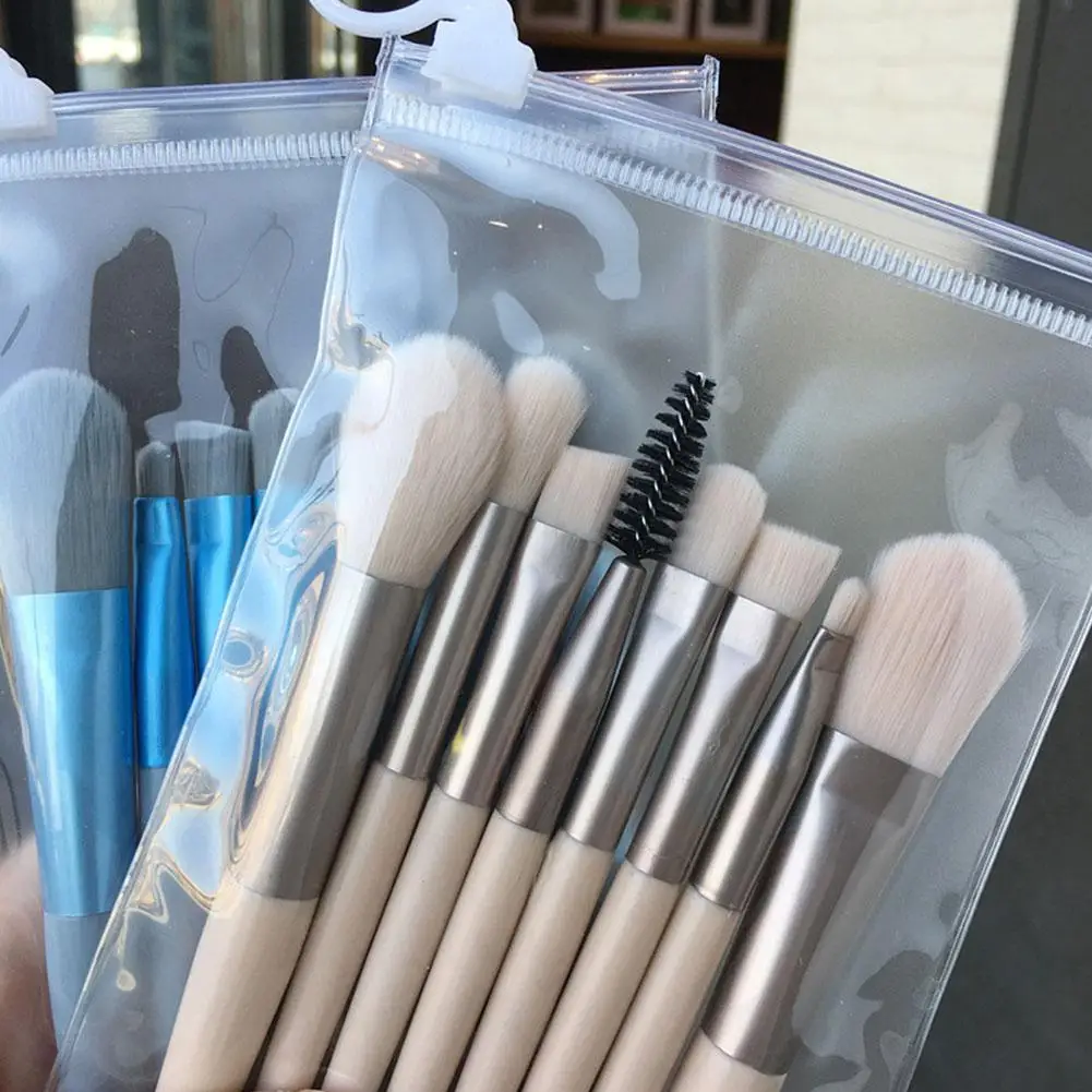 8 STKS Macaron Make-up Kwasten Set Oogschaduw Foundation Vrouwen Cosmetische Borstel DIY Blush Poeder Mengen Schoonheid Zachte Make Up Gereedschap