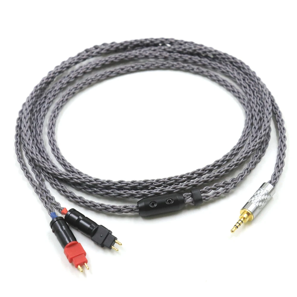 Haldane GrayJelly wysokiej klasy tajwan-7N Litz OCC słuchawki wymień kabel do aktualizacji dla Sennheiser HD580 HD600 HD650 HDxxx HD660S