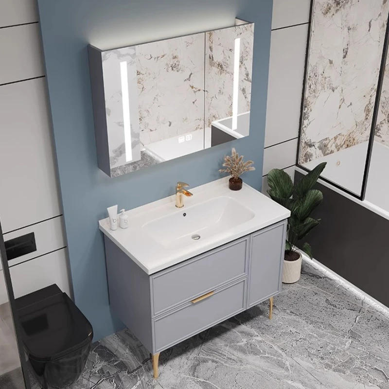 Specchio moderno mobiletto da bagno accessori per lavandino salvaspazio armadio di lusso display gadget per vanità mobili alla moda Archivadores