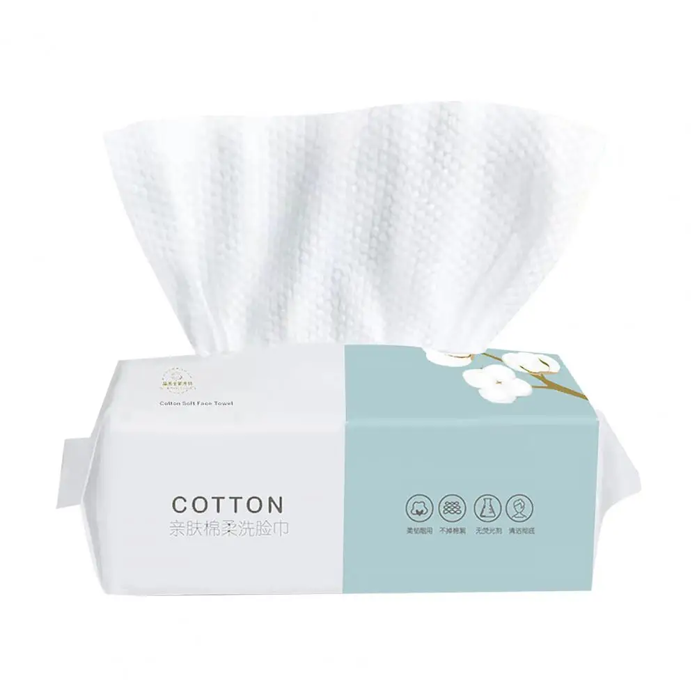 1 Bag Cleansing Towel Useful Breathable Face Towel Makeup Cotton Facial Cleansing Tissue for Home