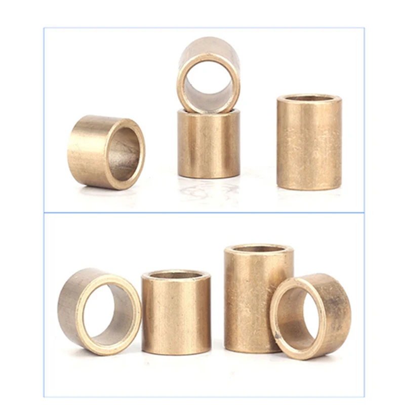 100pcs Brass Small Bearing Sleeve  8x16x10mm Mini Copper Bushing Drive Bearing DIY Model Parts