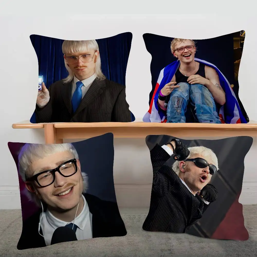 Singer Joost Klein Soft Comfortable Pillow Case Cartoon For Sofa Living Cat Room Home Office Retro Decor Protective Cover