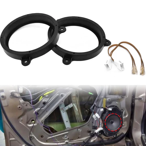 Adaptador de altavoz de puerta trasera de 6,5 pulgadas para Subaru Impreza Forester Outback WRX/STI reemplazo de soporte de anillo espaciador de altavoz de Audio