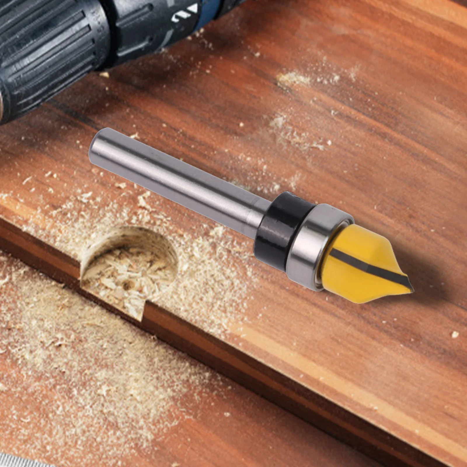 

Sleek Design And Functionality Combined In The Newest Model Of The V Groove Router Bit At A Length Of 14inches