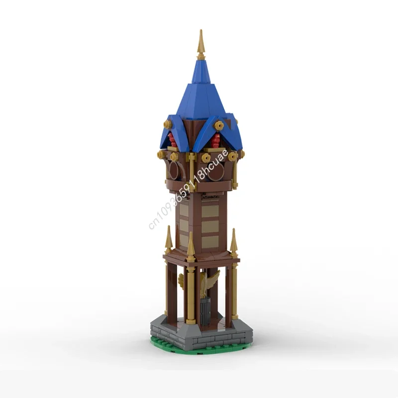 396pcs MOC Village castle Clock Tower Castle Building Blocks to Develop Patience and Concentration STEM Christmas toy Gift
