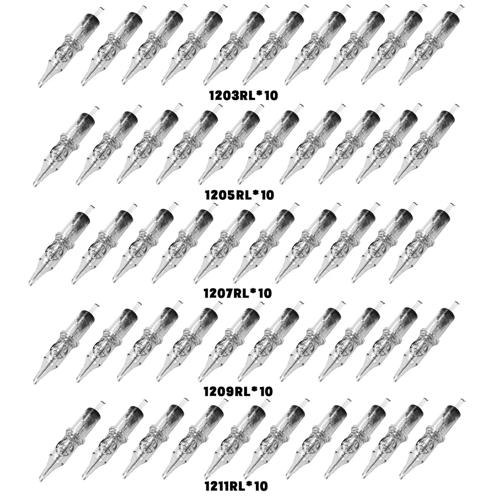 20/50 шт., картриджи для тату-машинки