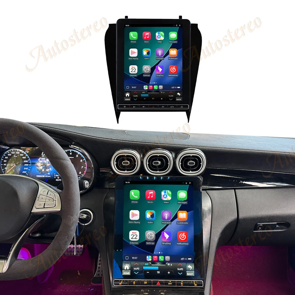

12,1 ''Android 15 для Mercedes Benz C Class W205 GLC X253 2015-2022 NTG5.5 Автомобильный GPS-навигатор Мультимедийный плеер Головное устройство Авто