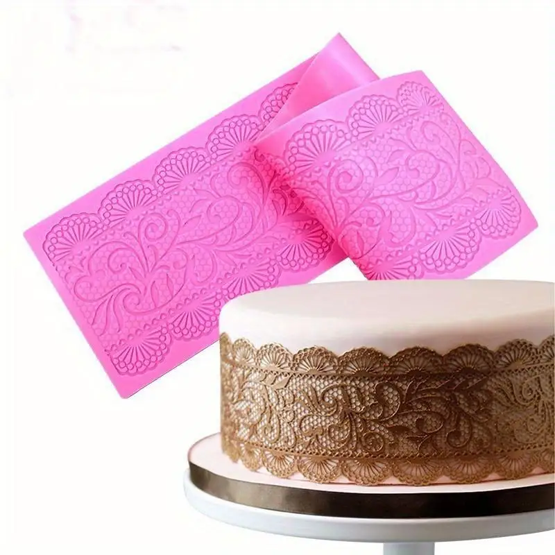 

Embossed Mold Cake Decorating Tool Silicone Mat for Baking Sugar Lace Design