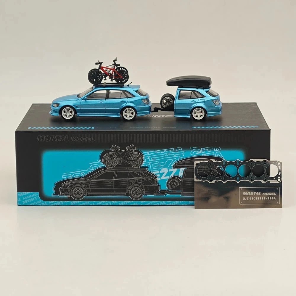 Mortal 1/64 Masterpiece 2025 HEC Beijing Auto Model Expo Official Diecast Gita IS200 Comes with trailer