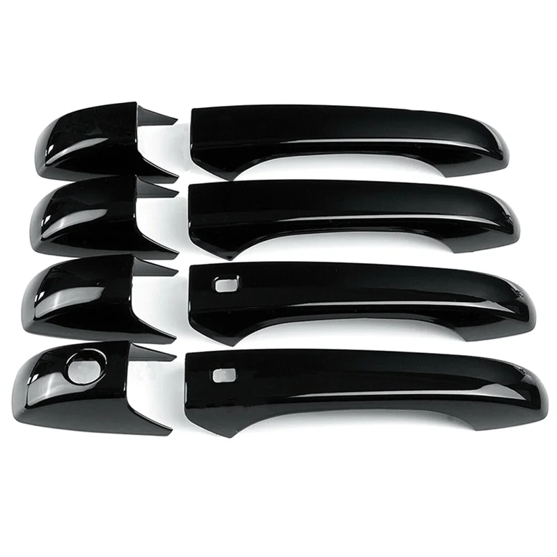 

Exterior Door Handles For Jeep Grand Cherokee Dodge Durango 2011-2019 Black Plastic 8 Piece