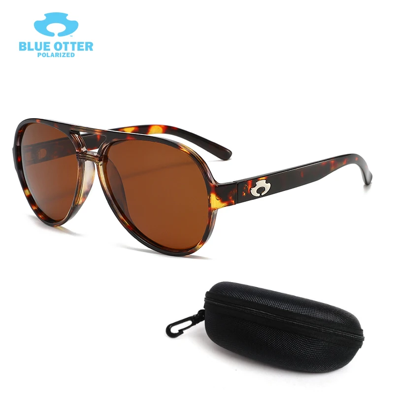 

BLUE OTTER Vintage Pilot UV-Protective Polarized Photochromic Anti-Glare Unisex Stylish Sunglasses for Sports Daily Wear BT04