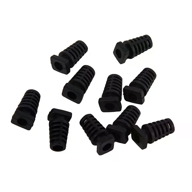 10pcs 4.1mm Cable Gland Connector Rubber Strain Relief Cord Boot Protector Wire Cable Sleeve for Power Tool Cellphone Charger