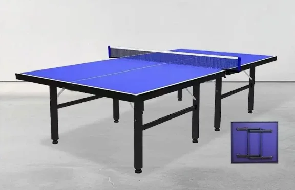 

Table tennis table indoor and outdoor table tennis table foldable net rack training movable table tennis case