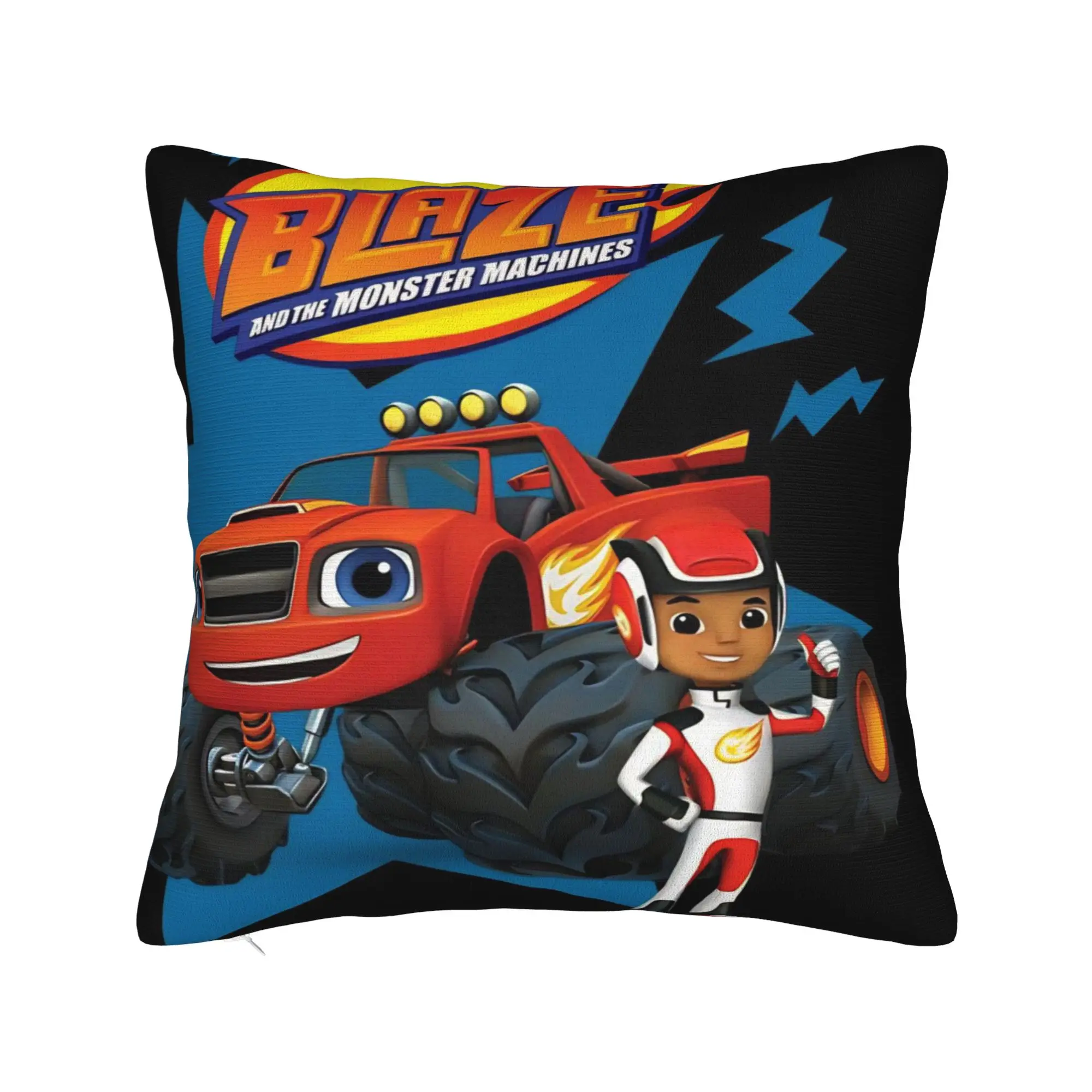 Blaze and the Monster Machines Pillow Cover Merchandise Printing Cushion Cover Decoration  Pillow Case Cover Home Multiple Sizes