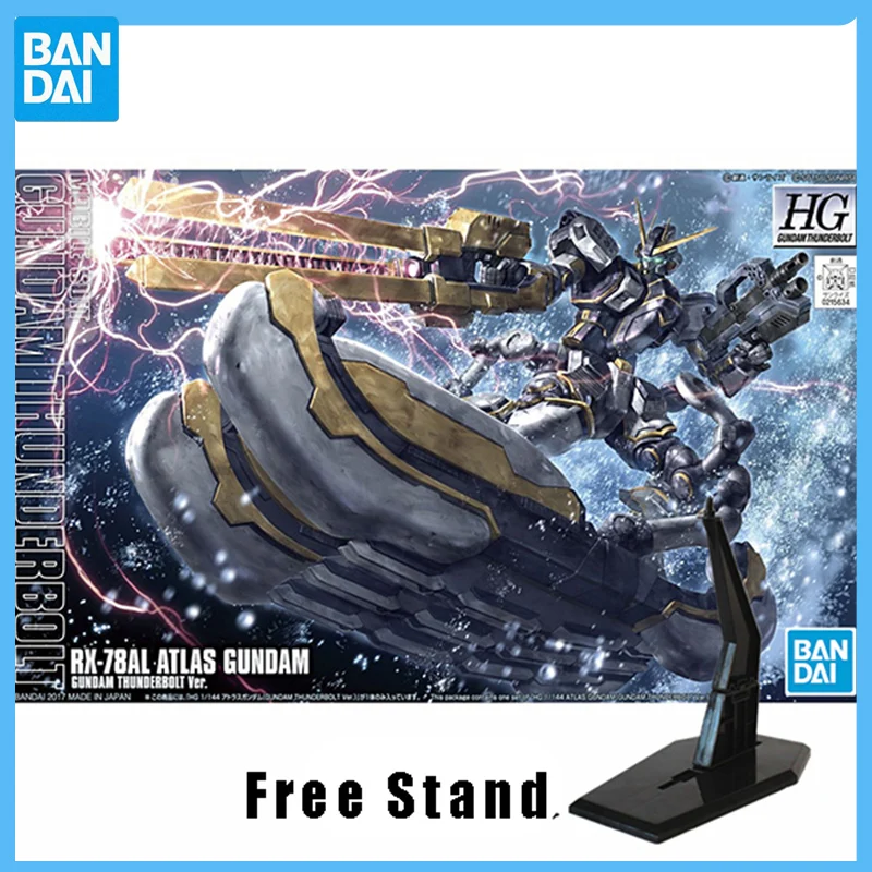 BANDAI HG 1/144 F4-78 Fcorde L ARMOR GUNDAM THUNDERBOLT BUILD RX Modèle en plastique trempé Mobile Kit Action Jouets Figurines Cadeau pour enfants