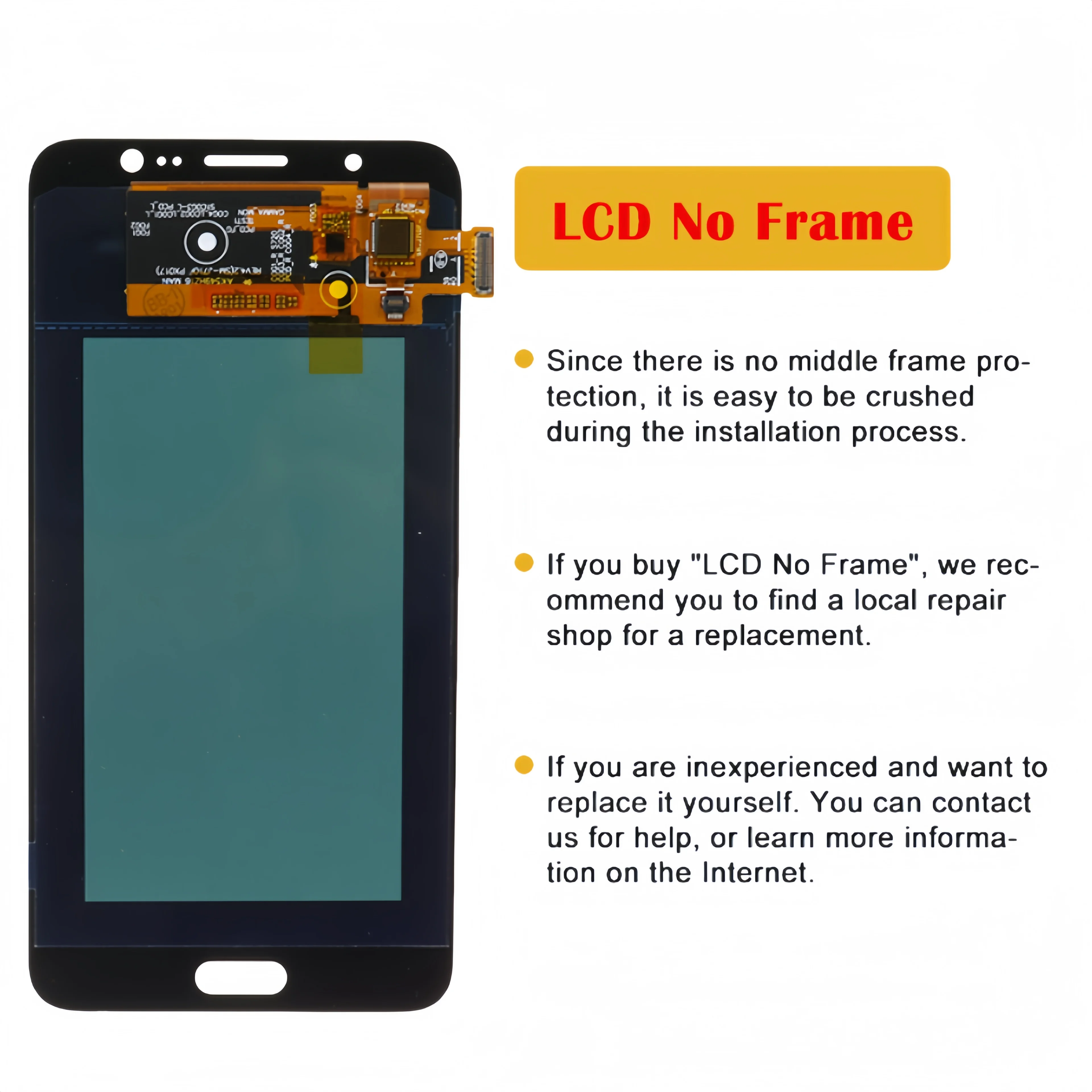 LCD Display Touch Screen Digitizer Assembly Replacement, Fit for Samsung Galaxy J7 2016, J710, SM-J710F, J710M, J710H, J710GN