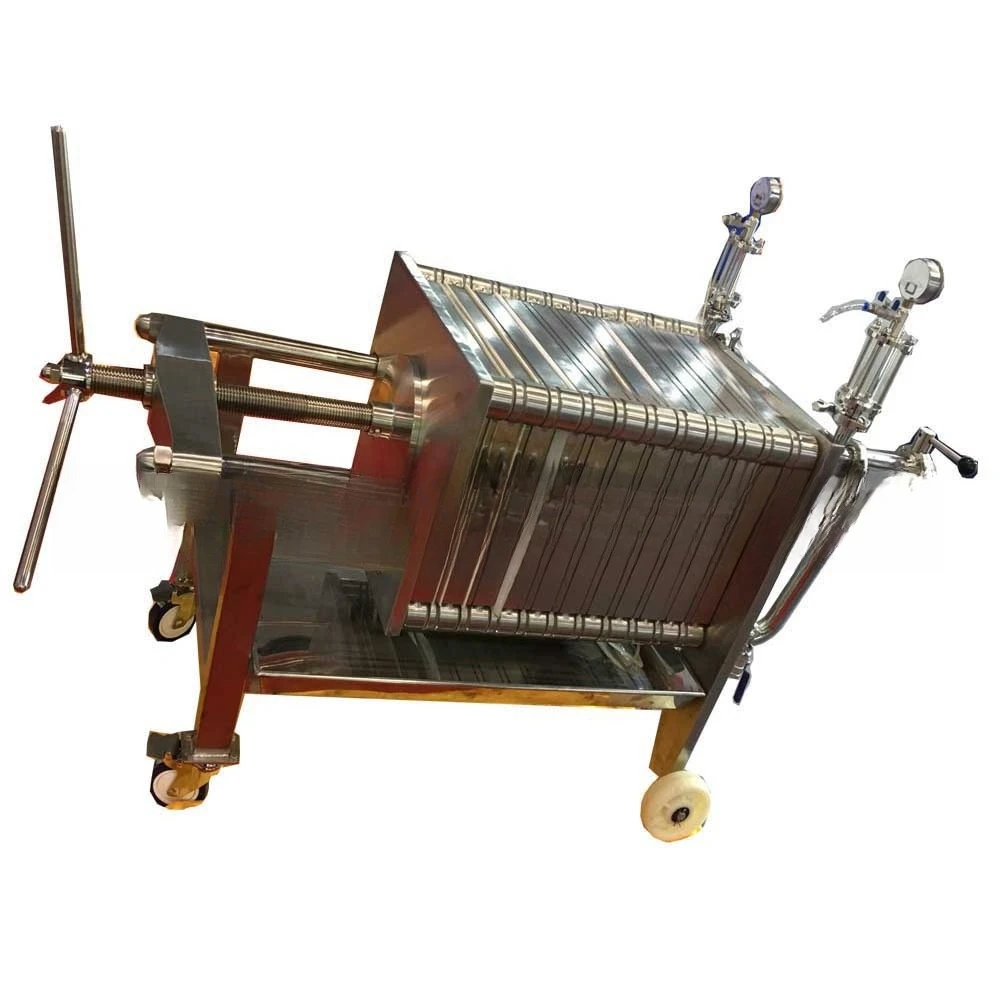 Sanitary grade stainless steel multi-layer plate and frame filter, good corrosion resistance, easy disassembly and assembly
