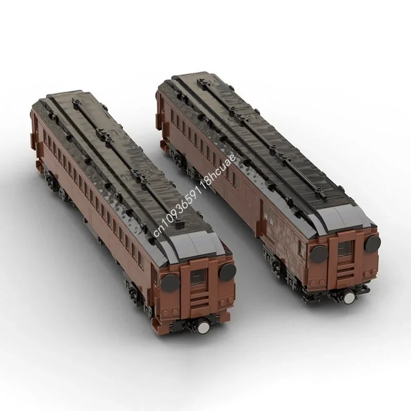 

1698pcs MOC 1 Pennsylvania Railroad M Coach Trained Model Building Blocks DIY Creative Toy Idea Christmas Gifts Education Brick