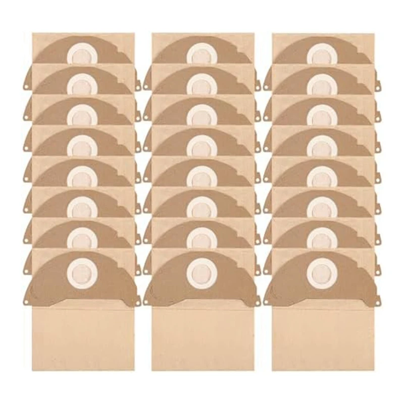 

24PCS Vacuum Cleaner 6.904-322.0 Paper Filter Bags Vacuum Cleaner Bags For Karcher WD2