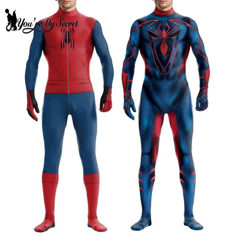 

[You're My Secret] Anime Printing Fancy Outfit Long Sleeve Cosplay Superhero Costume Halloween Party Zenti Fancy Bodysuit