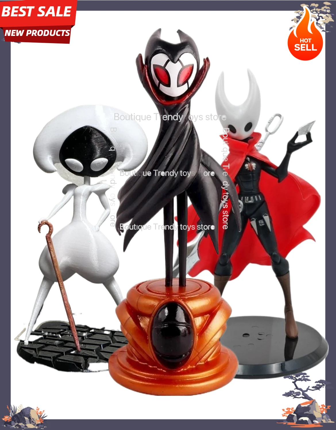 

Модель-фигурка из игры Hollow Knight: Silksong — Куколка-птица (Лейс Пейл Матер Хорнет), коллекционный товар