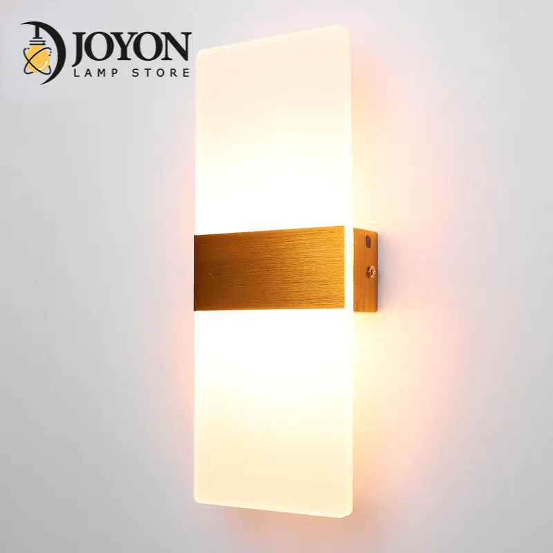 

Modern Mini LED Wall Lamp Acrylic 85-265V Simple Bedroom Sconce Living Room Bedside Stair Home Decor Indoor Wall Lights Fixtures