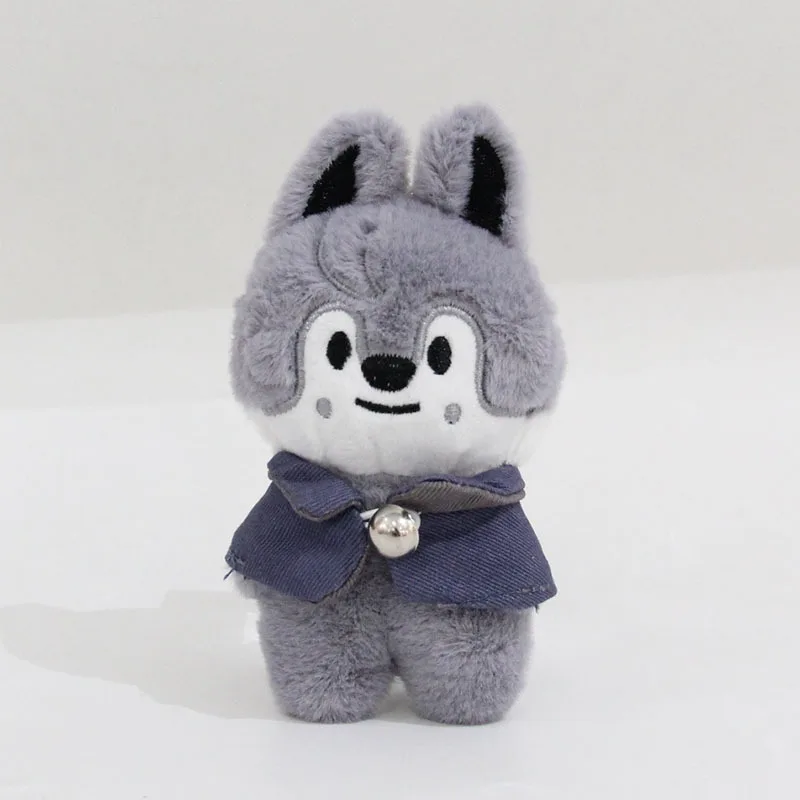 SKZOO New Cute Plush Keychain Children's Toy Stray Kids Magic School Cloak Doll Backpack Pendant Children's Gift