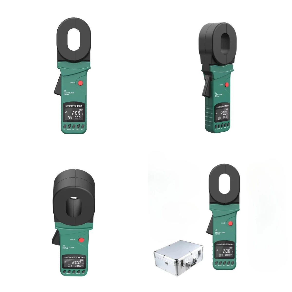 

High Accuracy Clamp Earth Resistance Meter Digital Ground Resistance Tester for Electrical Engineering