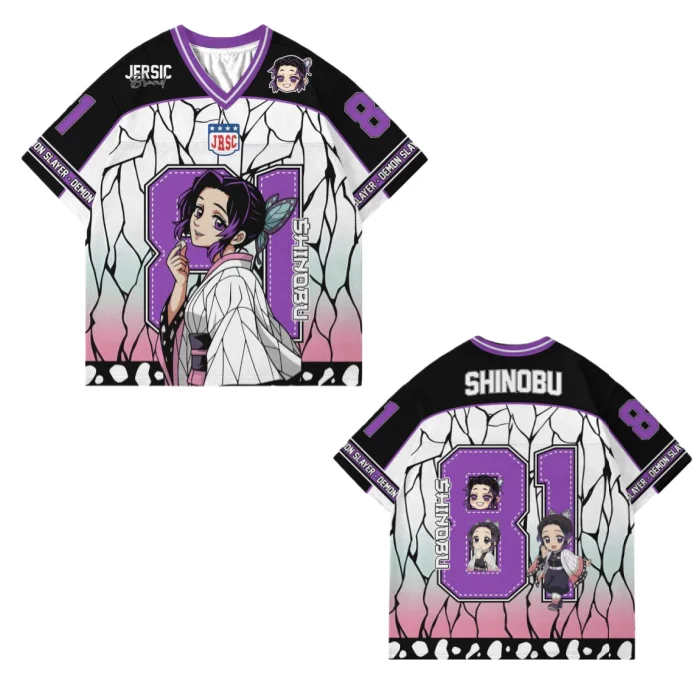 Nieuwe Voetbalshirts Japanse Anime Bandai Demon Slayer Tanjiro Nezuko T-shirt Sportieve Straat Losse voor Mannen en Kinderen