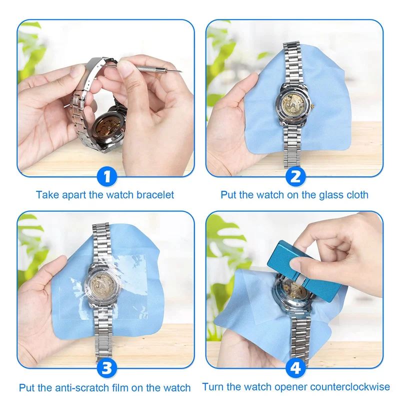 M01K Watch Battery Change Tool, Watch Case Opener Is Used To Turn The Opened Watch Cover, Watch Opener, Replace Watch Strap