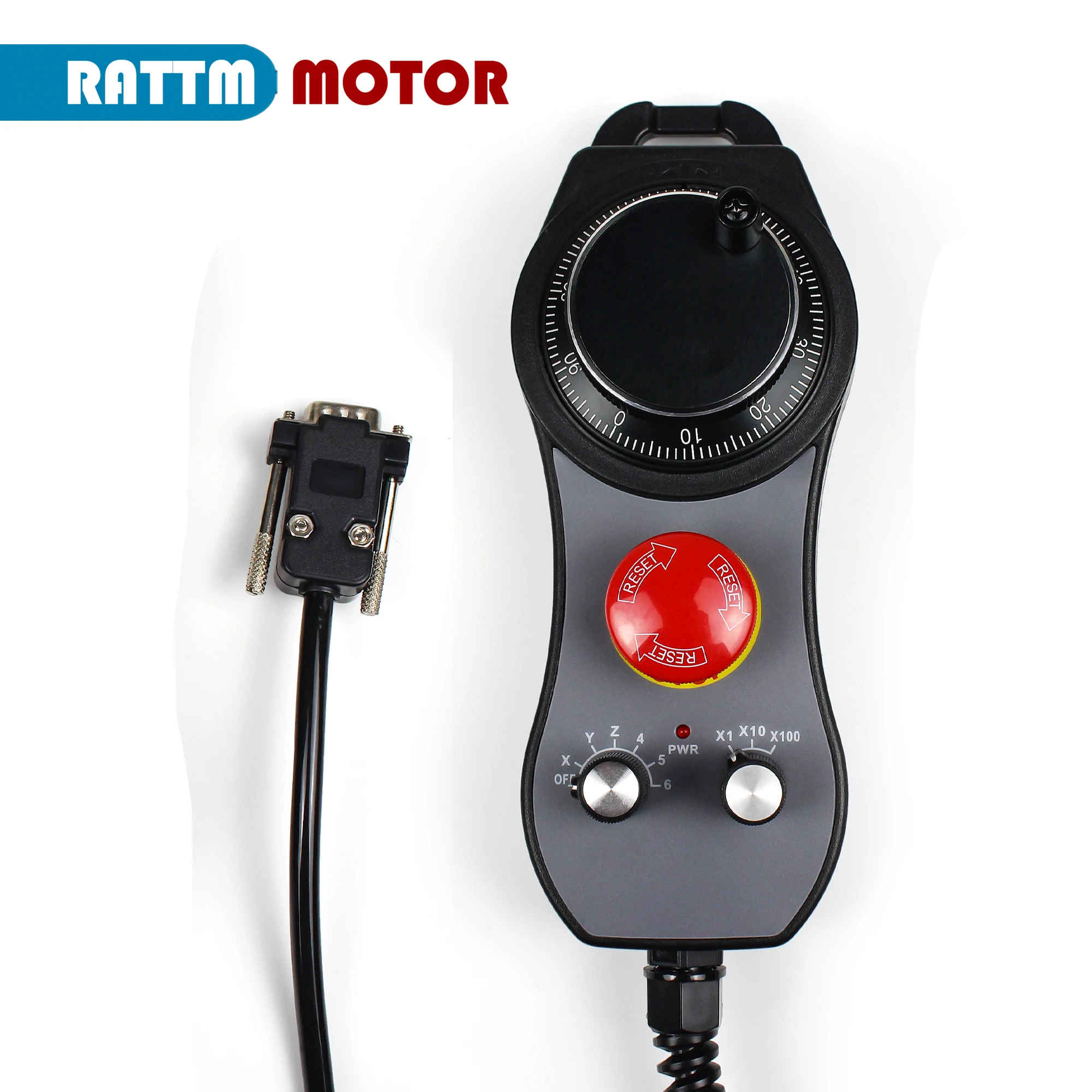 【 Eu free vat 】 6-Achsen-MPG-Pendelhandrad mit langem Not-Aus-Draht für ddcsv 4,1 ddcsv 3,1