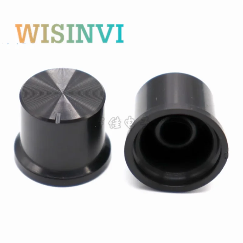 10PCS Plastic Flower Shaft Knob Diameter 20mm Height 16.5mm Potentiometer Encoder Knob Gear Shaped Inner Hole 6mm