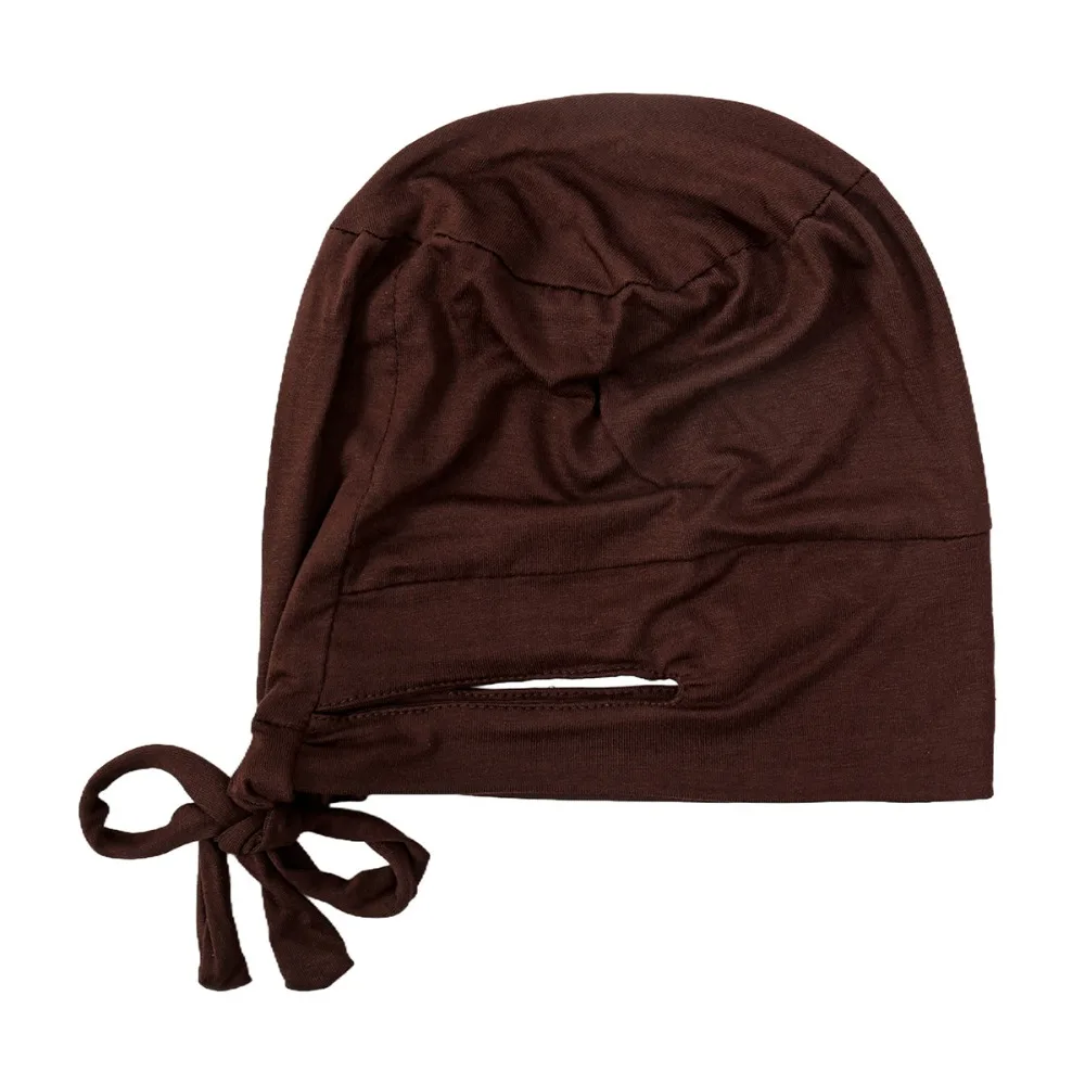 

Head Scarf Undercap with Ear Hole Women's Hijabs Elastic Tie Hijab Women Hijab Hedging Caps Head Wraps Islamic Under Scarf Girls