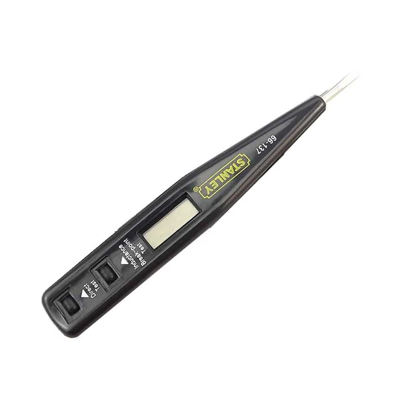 STANLEY 66-137 2-in-1 12V Digital Detection Tester & Screwdriver with LCD Display for Home, DIY & Professional Use Ideal for Car