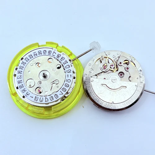 Imagen 2 del producto Accesorios de reloj 8205 movimiento doméstico automático mecánico máquina de oro máquina blanca calendario único semiautomático 1 Uds