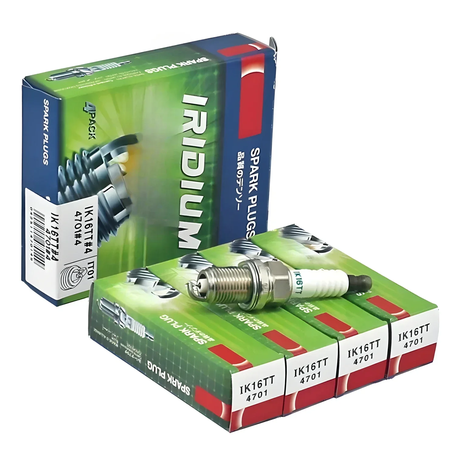 

4-Pack IK16TT-4701 Dual Iridium Spark Plugs | Premium Ignition Upgrade | Fits Toyota, Mazda, Honda, Acura Models