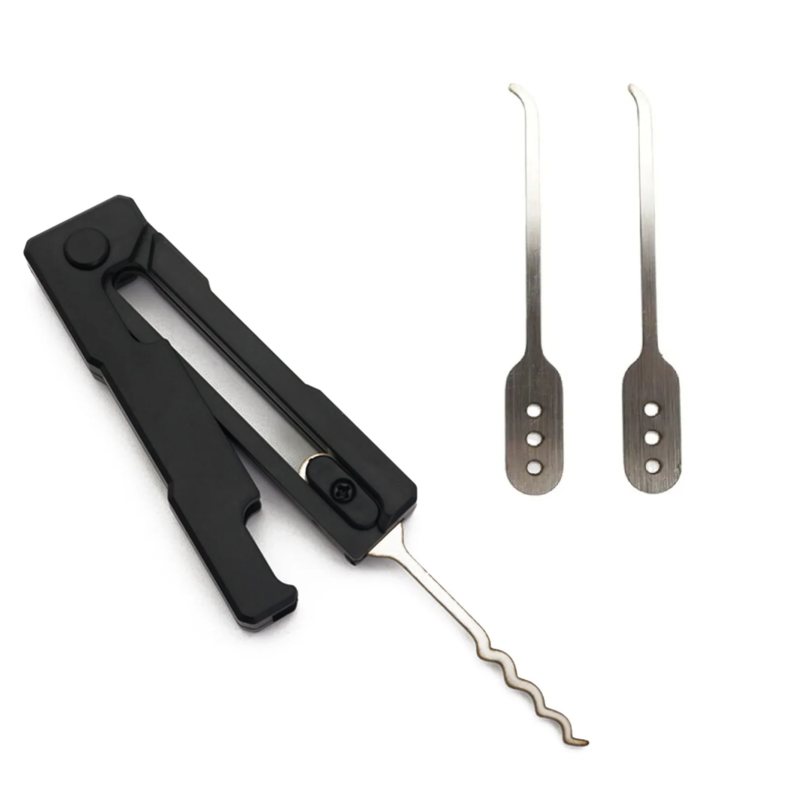 3+1 Locksmith Tools Lock Picking Fidget Set Gravity Pick Hook Toys Stainless Steel Key Extractor Multi-Function Outdoor EDC