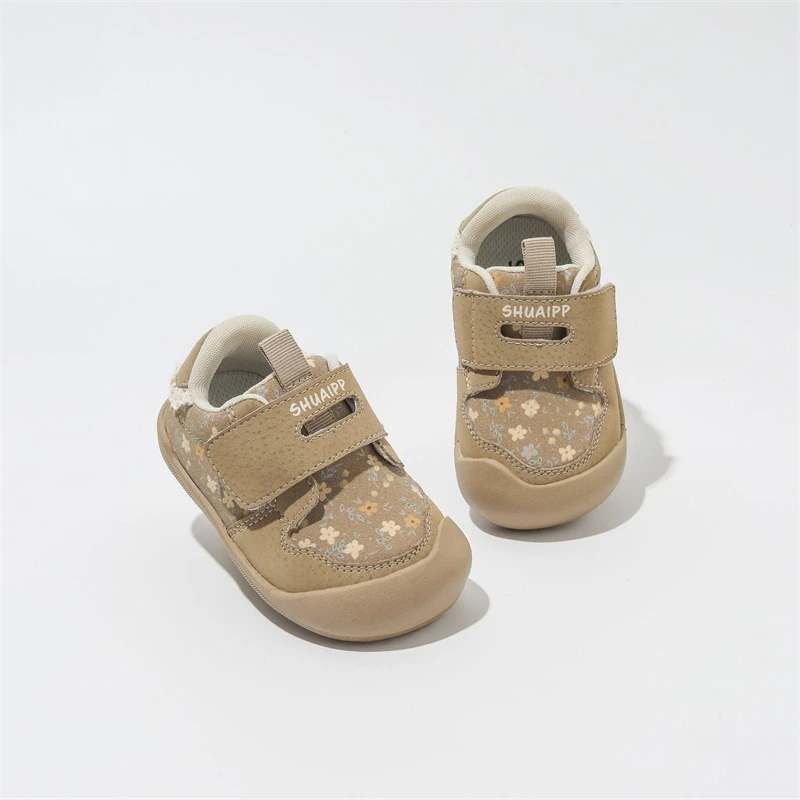 Spring Autumn Baby Girls Casual Shoes Children Floral Princess Shoes Comfortable Infant Non-slip Soft Sole Toddler Kids Shoes