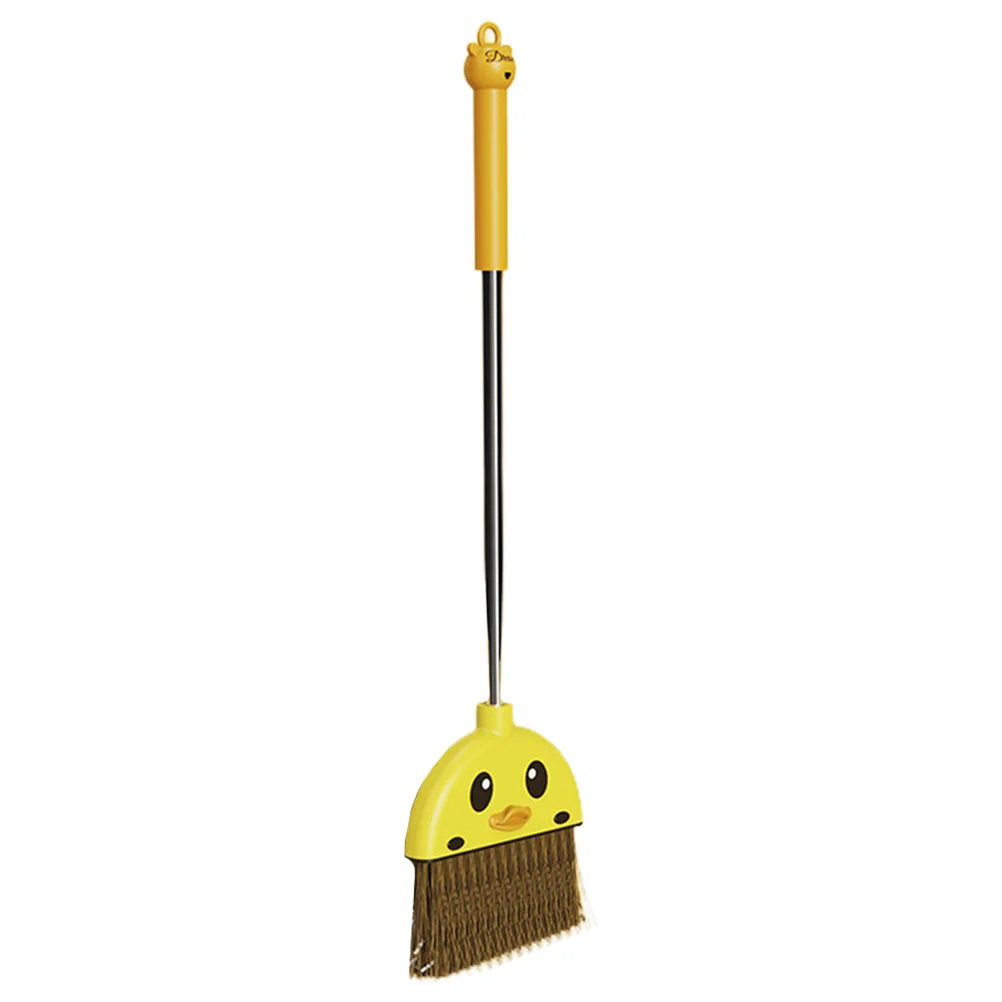 Little Yellow Broom Cartoon Household Cleaning Supply Toddler Mini Toys Safe PP PET Material Lightweight Kids for Home