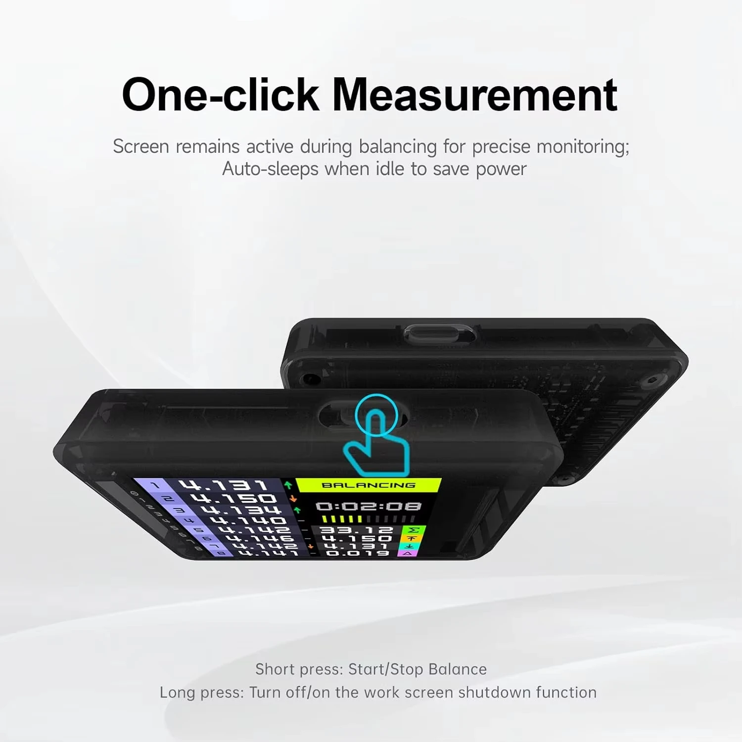 ISDT BL8 LiPo Battery Checker 2S-8S Smart Active Balancer XH2.54 Cell Voltage RC Battery Tester with High Accuracy Color Screen - view 3