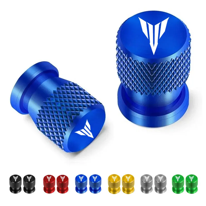 For YAMAHA MT09 MT07 MT10 MT03 TRACER 900 700 XSR700 XSR900 2 Pcs Motorcycle Accessories Tire Valve Air Port Stem Cover Caps