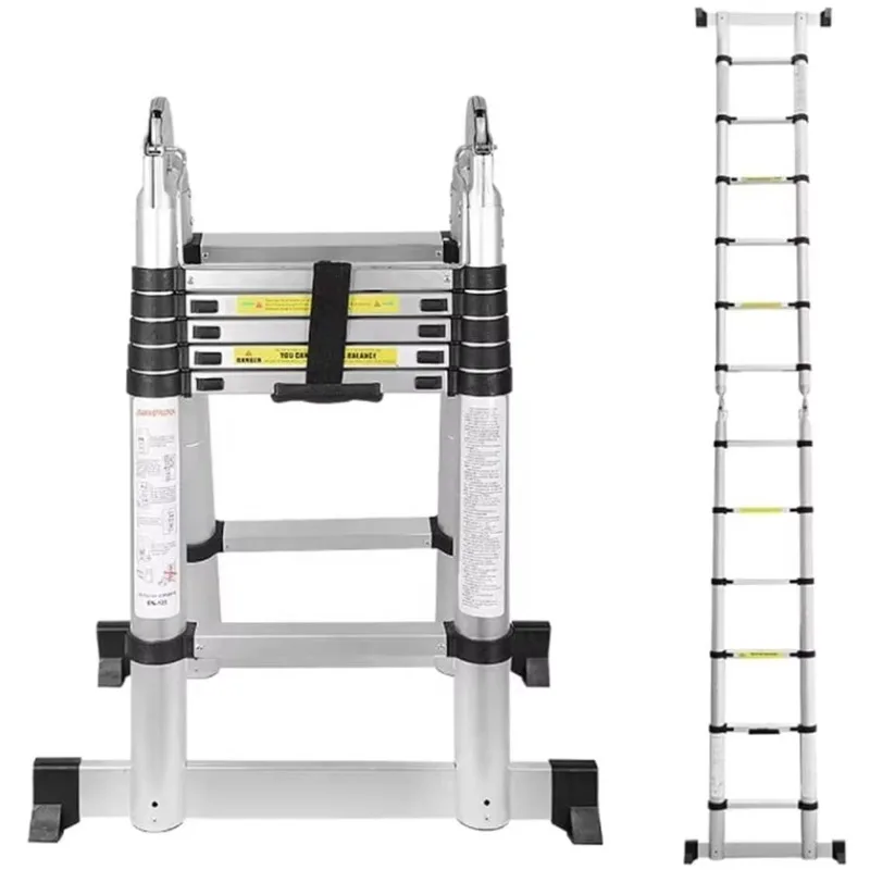 Folding Extension Telescopic Aluminium Multipurpose Ladder En131