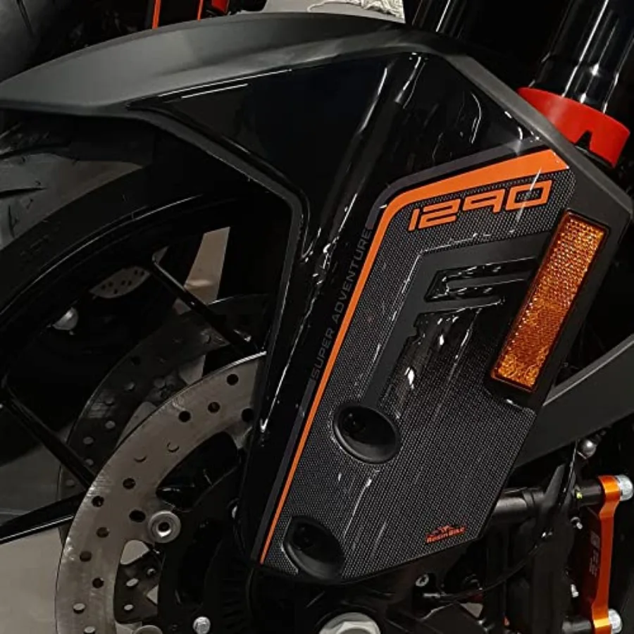 

Motorcycle 3D Stickers Compatible with KTM 1290 Super Adventure S 2021-2025. Side Plates Protections from Impact and Scratches.