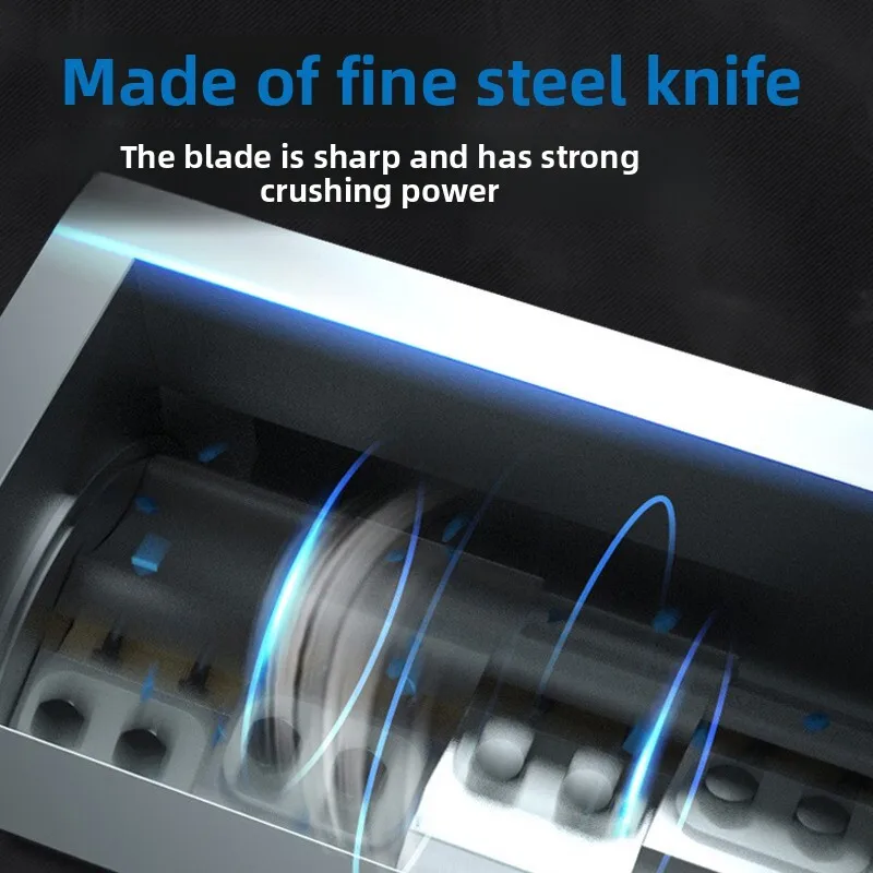 Universal Large Caliber Powerful Crusher For Plastic PE Bottles Fruit Baskets Recycling And Regeneration Shredder