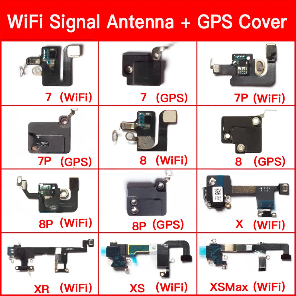 WiFI Signal Antenna And GPS Cover Replacement For IPhone 7 8 Plus X XR XS Max