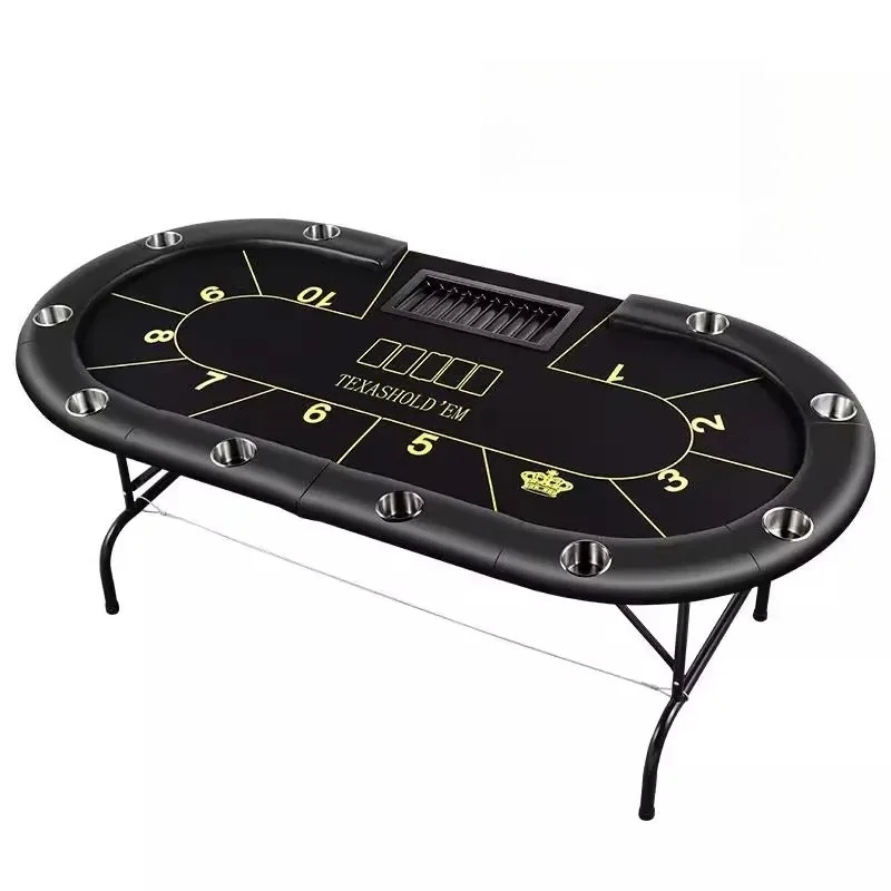 

Export Poker Table New Oval Texas Hold'em Table Folding Professional Club Event Table