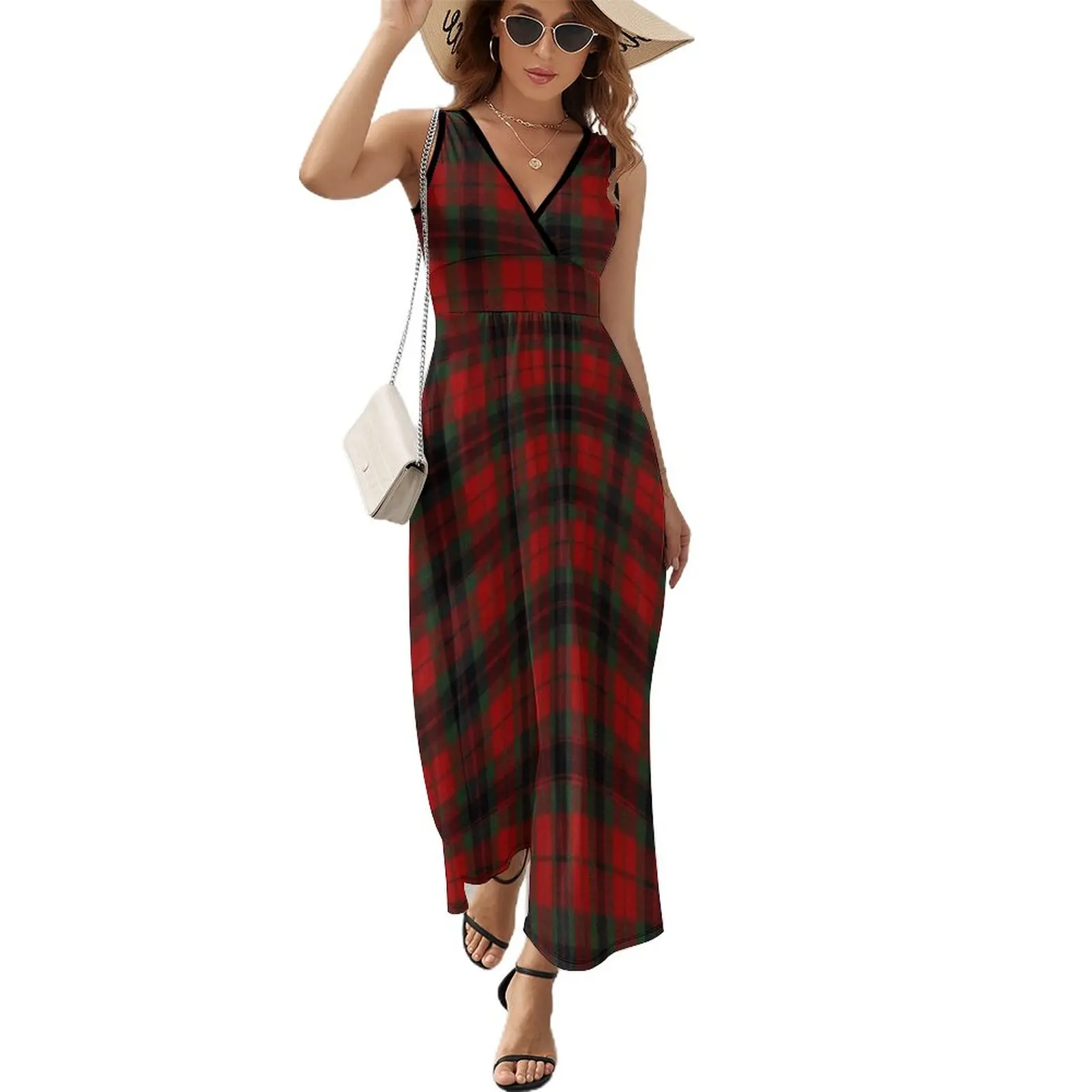 

Fraser clan tartan Sleeveless Dress clothing women summer 2023 dresses for women 2023 dresses for special events